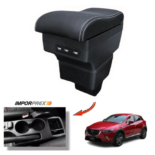 Consola Apoyabrazos - Mazda CX3 Skyactive con Usb (2016 -2022)- Wave