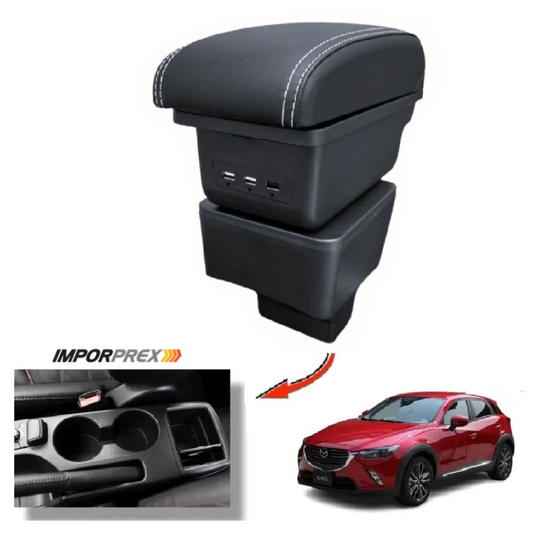 Consola Apoyabrazos - Mazda CX3 Skyactive con Usb (2016 -2022) - Slid