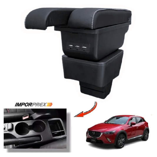 Consola Apoyabrazos - Mazda CX3 Skyactive con Usb (2016 -2022)- Dual