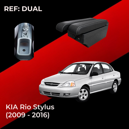 Consola Apoyabrazos - Kia Rio Stylus (2009 - 2016) - Dual