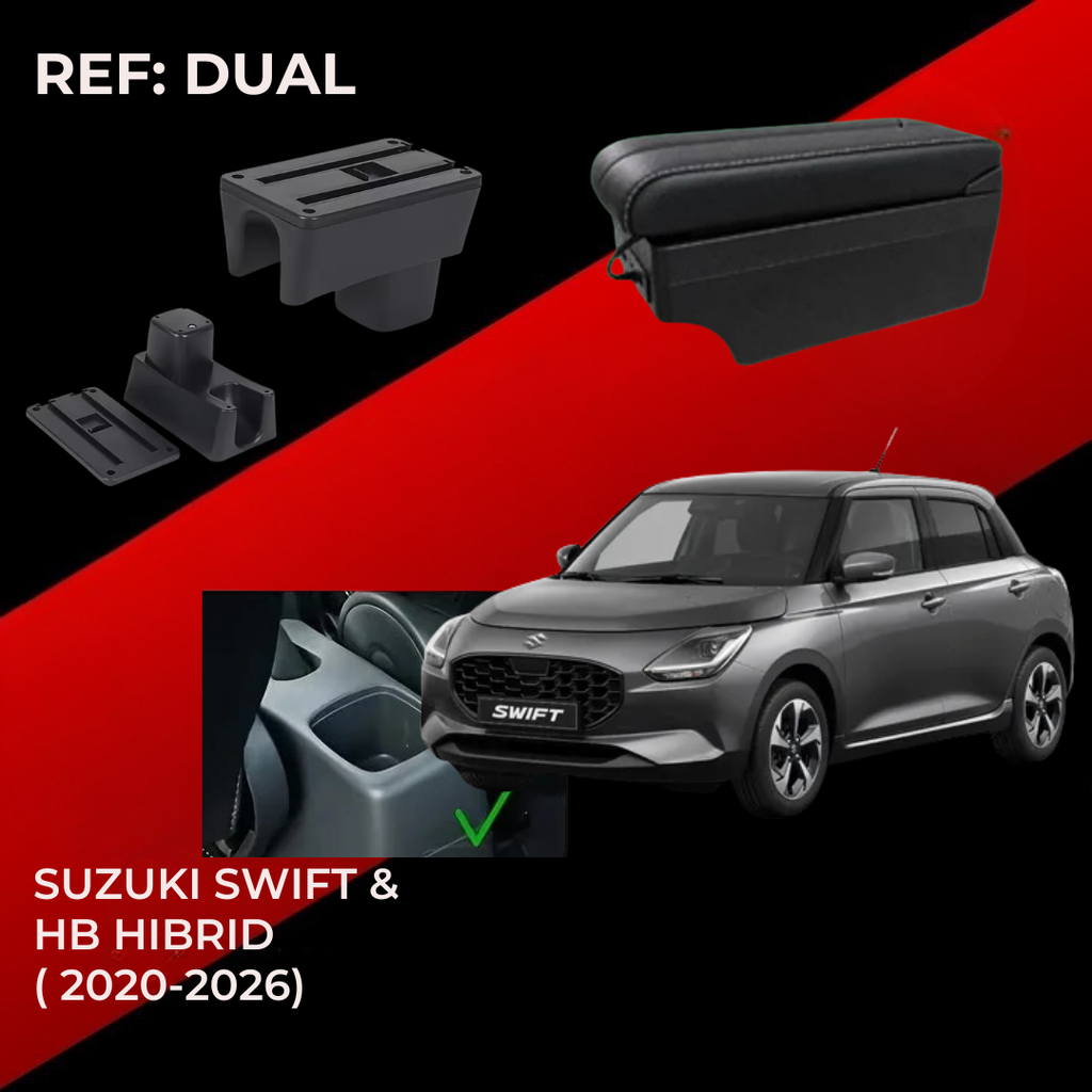 Consola Apoyabrazo Suzuki Swift Hibrid (2013 - 2027) - DUAL