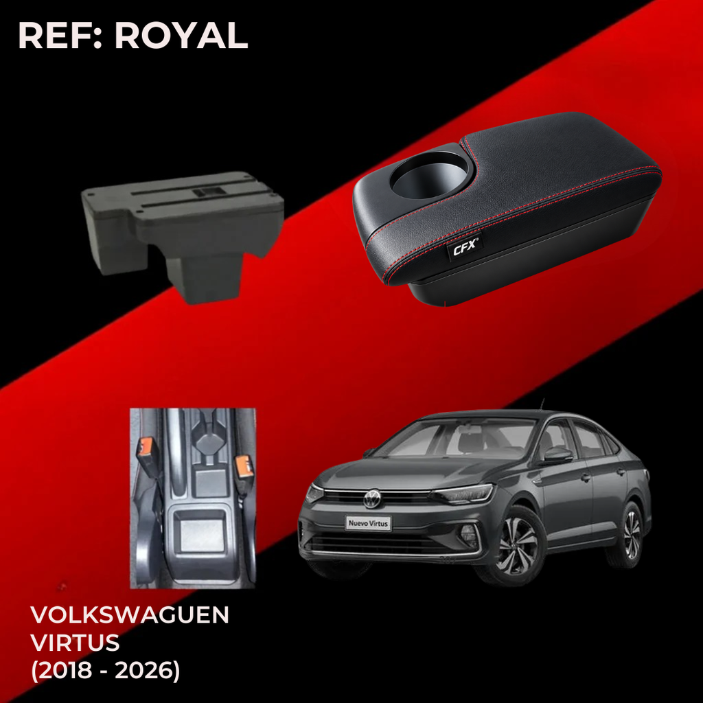Consola Apoyabrazos - Volkswagen Virtus (2018 - 2026) - ROYAL