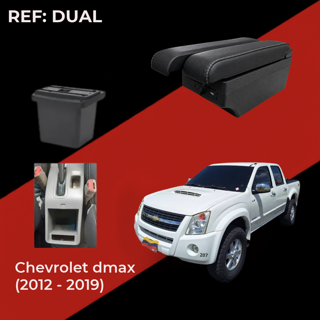 Consola Apoyabrazos - Chevrolet dmax (2012 - 2019) - DUAL