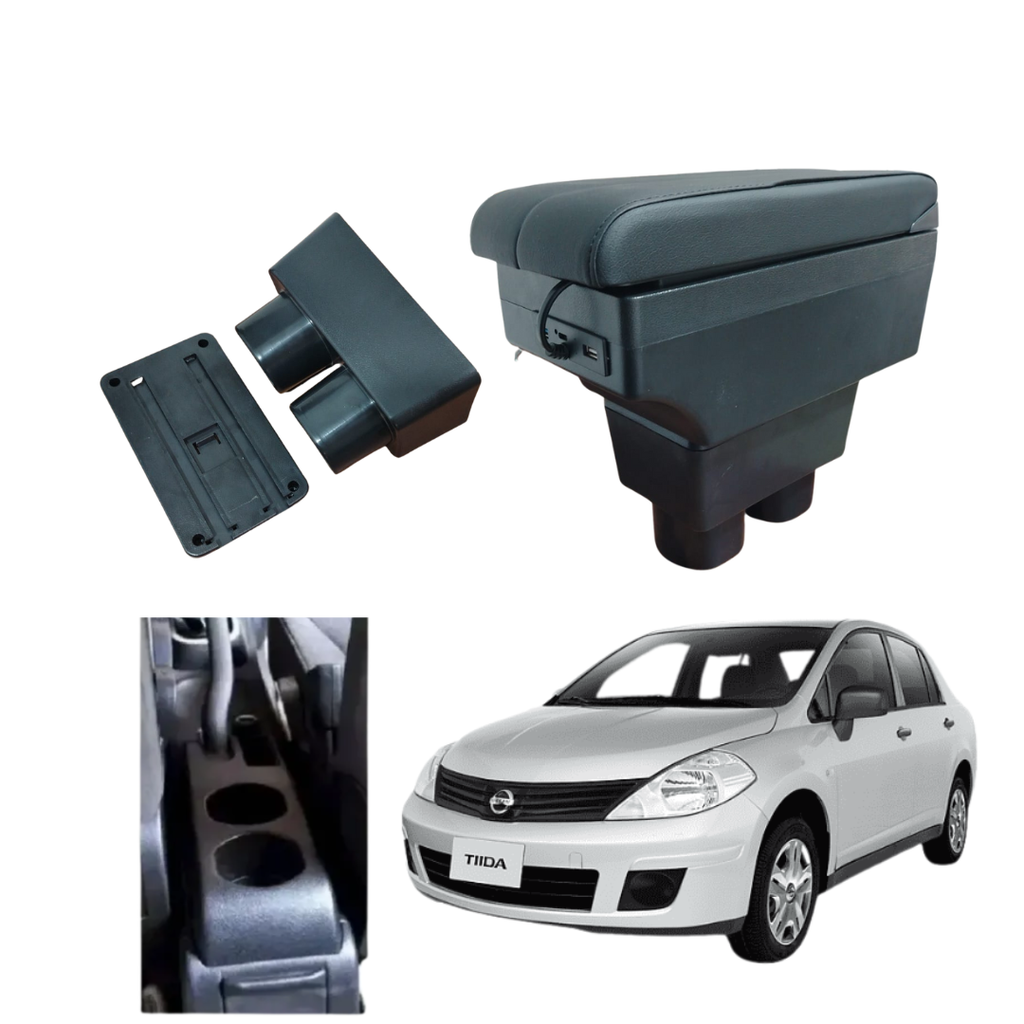 Consola Apoyabrazos - Nissan Tiida (2008 -2016)- Dual