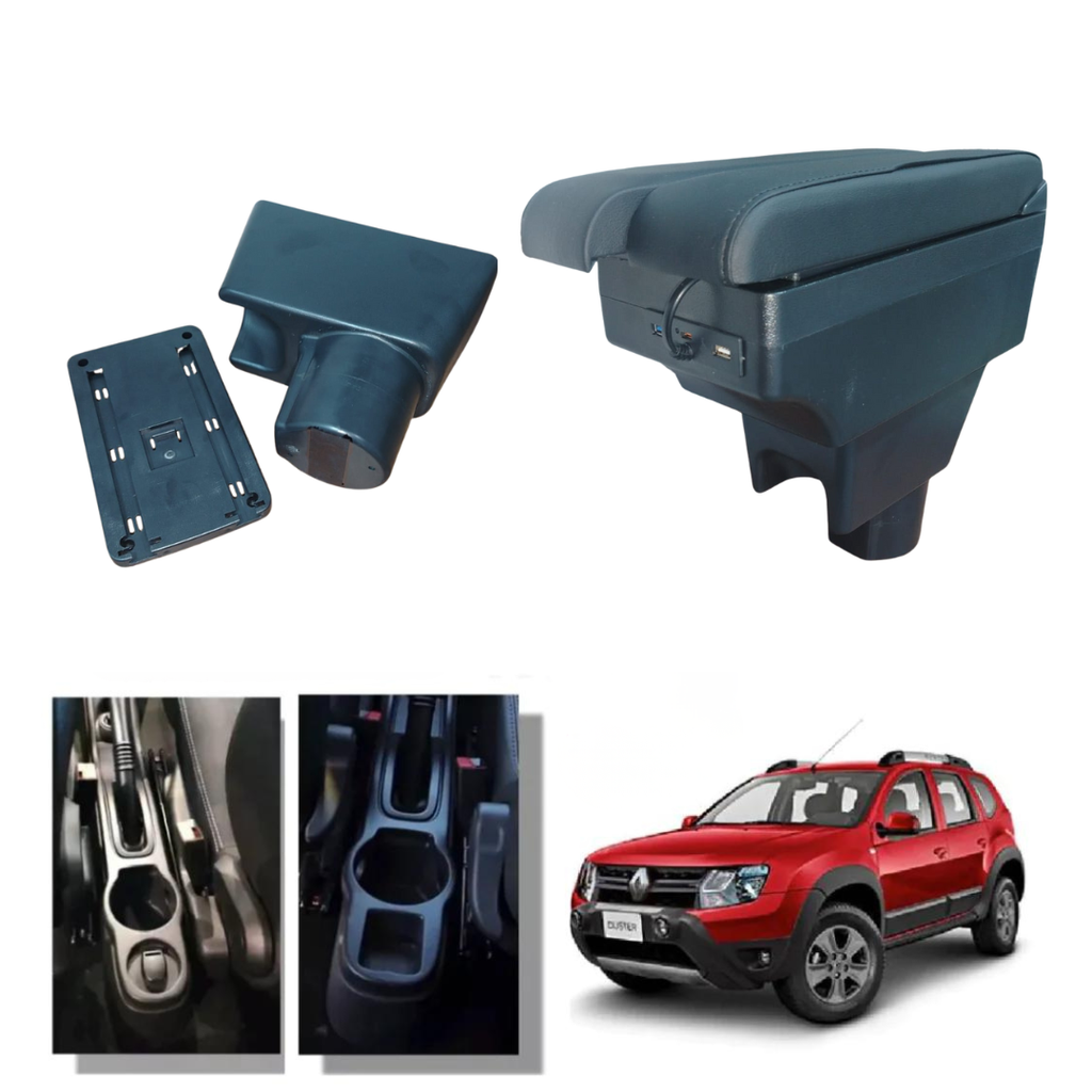 Consola Apoyabrazo- Renault Duster 1.ª y 2.ª Generacion & Duster Oroch (2012 -2021) - Dual