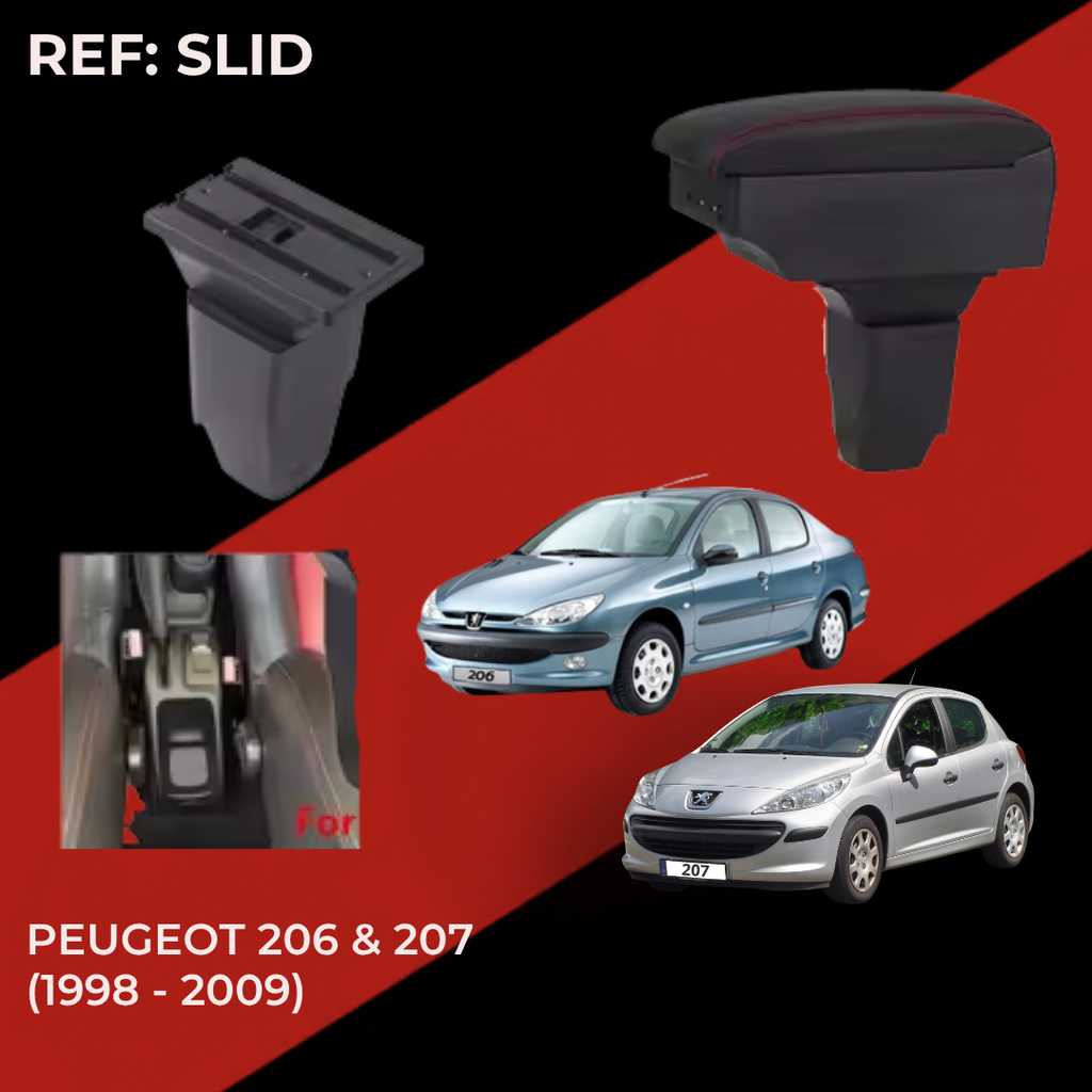 Consola Apoyabrazos - Peugeot 206 & 207  - Slid