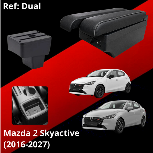 Consola Apoyabrazos - Mazda 2 Skyactive (2016 -2027)- Dual