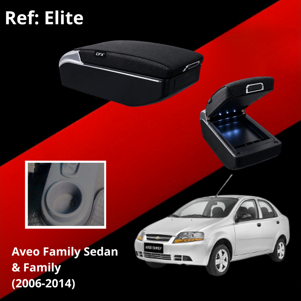 Consola Apoyabrazos - Chevrolet Aveo Sedan & Family (2006 - 2014) - Elite