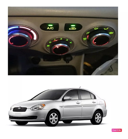 Perillas de Aire Acondicionado -  Hyundai Accent (2006 - 2011) - Alta Calidad