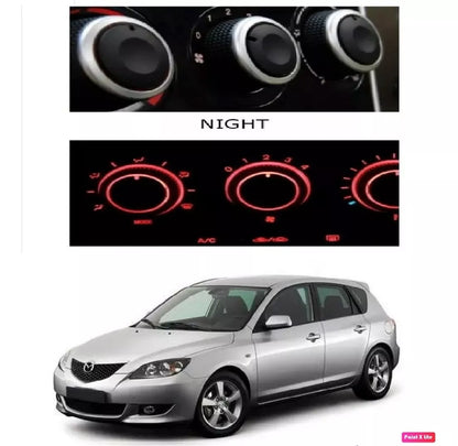 Perillas de Aire Acondicionado - Mazda 3  (2005 - 2010) - Alta Calidad