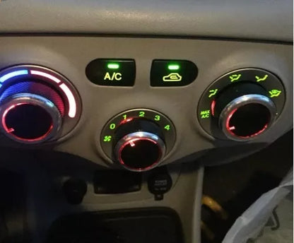 Perillas de Aire Acondicionado -  Hyundai Accent (2006 - 2011) - Alta Calidad