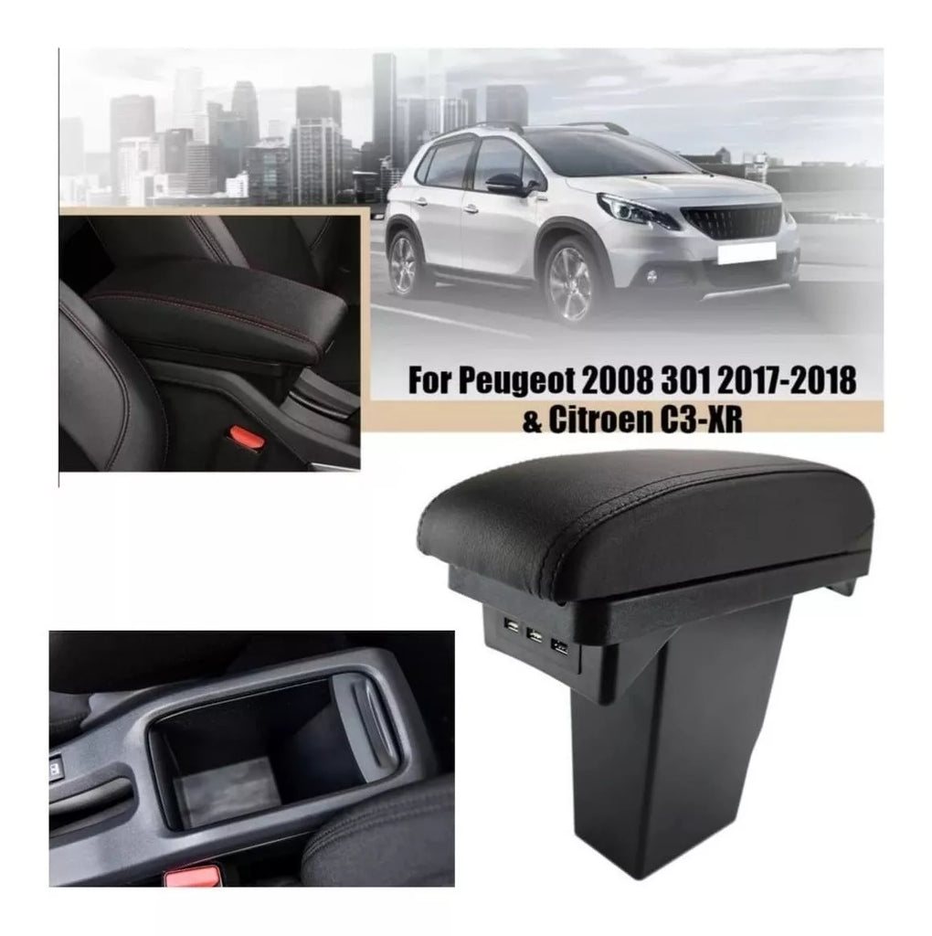 Consola Apoyabrazos - Peugeot 2008 con Usb - Whole