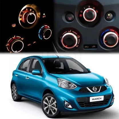 Perillas de Aire Acondicionado - Nissan March (2011 - 2022) - Alta Calidad