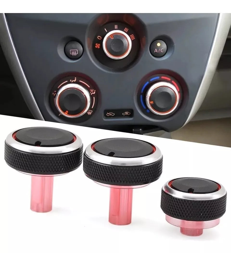 Perillas de Aire Acondicionado - Nissan March (2011 - 2022) - Alta Calidad