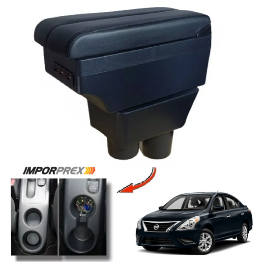 Consola Apoyabrazos - Nissan Versa Classic (2012 - 2022) - Dual