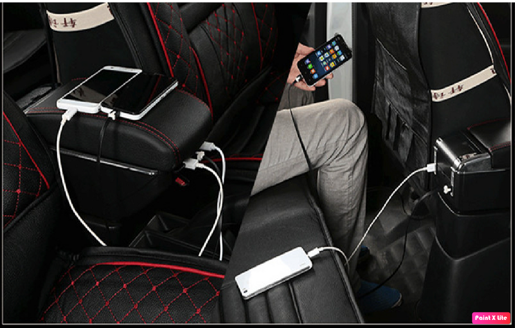 Consola Apoyabrazos - Honda Fit Lx (2009 -2014) - Elite